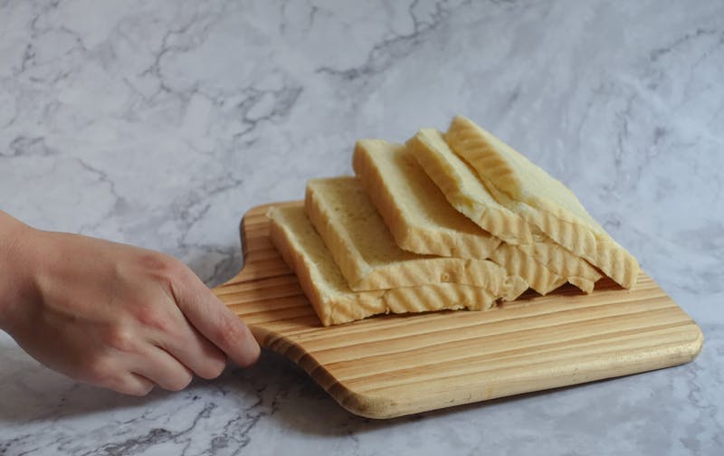 Coal roasted garlic bread